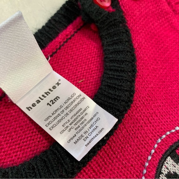 Healthtex EUC Longsleeve Knit Sweater Dress Bundle Size 12/18M - Picture 10 of 10